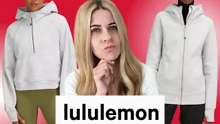 lululemon Scuba Oversized Half-Zip Hoodie VS Scuba Full-Zip Hoodie