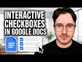 How to Insert Interactive Checkboxes Google Docs