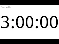 3 Hour Countup Timer