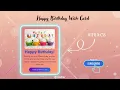 Happy Birt ay Wish Card HTML CSS JavaScript Step by Step Tutorial Frontend CodlerOfficial