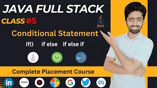 java conditional statement if-else tutorial l Java Full Stack Development Course in Hindi lecture 5