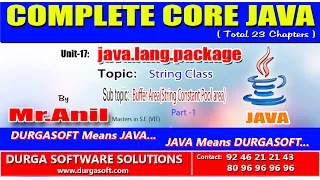Core Java - java lang package