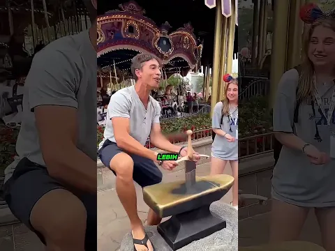Tak seorang pun mampu mencabut pedang dari batu ituβ¦ sampai gadis ini muncul! π±π‘οΈπ± #viral