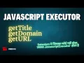 Master JavascriptExecutor in Selenium GetDomain GetTitle GetURL using JavascriptExecutor