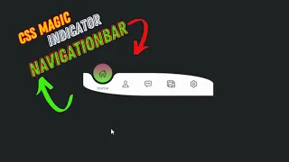 Magic Navigation Menu Indicator using Html CSS JavaScript Curve Outside Effects Navigation Bar