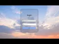 How To Create Transparent Login Form Using HTML and CSS