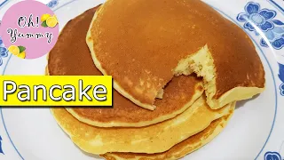 Pancakes NO Baking Powder  NO Baking Soda. 