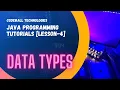 Data Types Part-1 Lesson-4 - Java Tutorials Myanmar