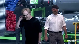 NVIDIA GPU vs CPU Mythbusters stars paint the Mona Lisa in 80 Milliseconds