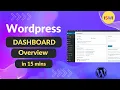 WordPress Dashboard Tutorial - Exploring the WordPress Dashboard Learn WordPress