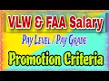 VLW FAA Salary Pay Grade Pay Scale