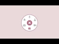 Interactive Radial Menu-HTML CSS JS