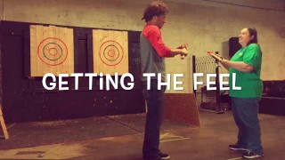 Axe Throwing Lessons for Blind People in Nashville TN - THROW NASHVILLE