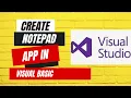 Level Up Your Coding Game Create Notepad in VB Net Today