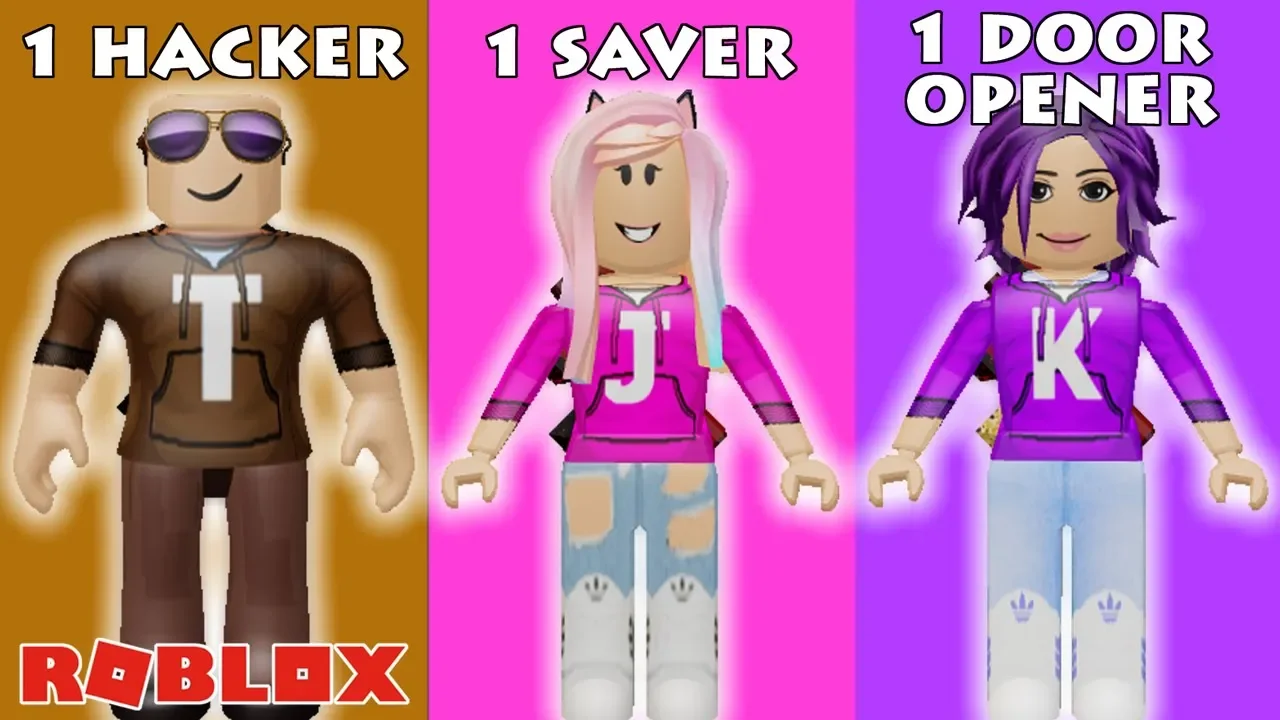 1 HACKER, 1 SAVER, 1 DOOR OPENER CHALLENGE! / Roblox: Flee the Facility