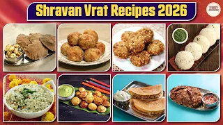 Vrat Special Recipes 2026 | Easy Upvas Recipes | Shravan Farali Thali | 8 Delicious Upvas Recipes
