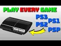 Ultimate PlayStation 3 setup - Play every PS3 PS2 PS1 PSP Game