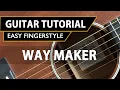 Lagu Way Maker | Easy FingerStyle Guitar Tutorial