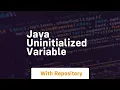java uninitialized variable