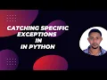 Exception in Python Part 4