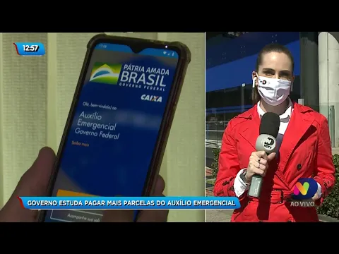Governo estuda pagar mais parcelas do auxílio emergencial