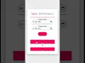 Date Calculation JavaScript Date difference HTML JavaScript Calculator