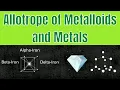 Allotrope of Metalloids and Metals Chemistry