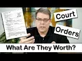 Understanding Court Orders