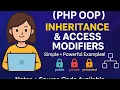 PHP OOP Part 2 Inheritance Access Modifiers Explained PHP Full Course for Beginners to Advanced