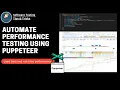 Automation testing - performance testing of website using puppeteer