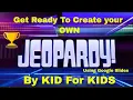 Making Jeopardy with Google Slides