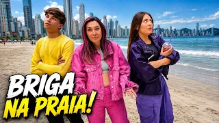 BIANKA E ARTHUR BRIGARAM NA PRAIA… - Fran Japa 