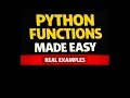 Python Functions in Telugu Class 4 Full Tutorial for Beginners