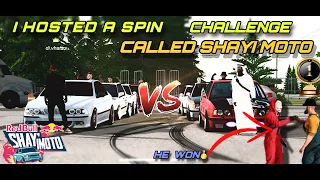 i hosted a spin challenge called shayi moto car parking multiplayer too much pressure 
