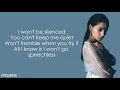 Naomi Scott - Speechless (Lyrics) (From "Aladdin")