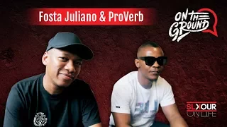 in the stu with fosta juliano x proverb recording an international collabo allineed