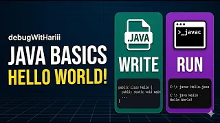 First Java Program Compile and Run Using CMD