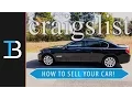 How To Sell A Car On Craigslist Sell Your Car On Craigslist