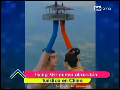 Flying Kiss nueva atracción turística en China