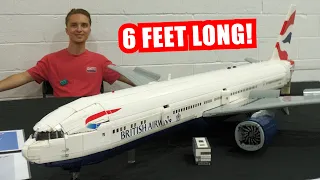 Huge LEGO Boeing 777 Airplane with Full Interior!