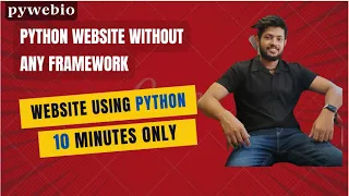 Create a website in python without using any framework pywebio Python Tutorials