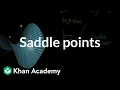 Saddle points
