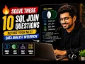 10 SQL JOIN Interview Questions You Must Solve Before Your Next Interview FREE Dataset Attached