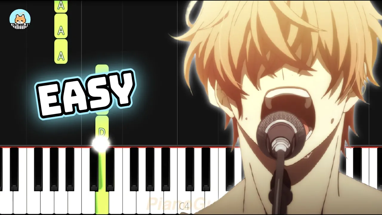 [full] Given OST - "Fuyu no Hanashi" - EASY Piano Tutorial & Sheet Music