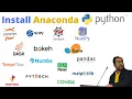 How to install Anaconda for Python Pandas NumPy SciPy Sci-kit learn Tensor Flow