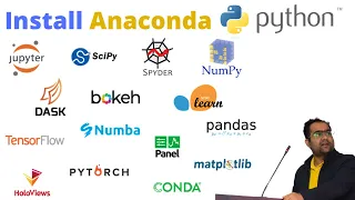 How to install Anaconda for Python Pandas NumPy SciPy Sci-kit learn Tensor Flow