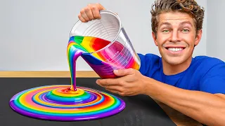 Extreme Rainbow Art Challenge!