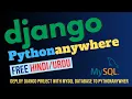 Deploy Django Project with MySQL to PythonAnywhere Step-by-Step Guide 2024