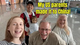 my us parents flew 30 hours theyve finally made it to china 