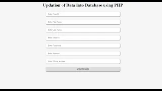 How to data into database using PHP MySql